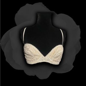 VTG Selena Quintanilla White Lace Bra